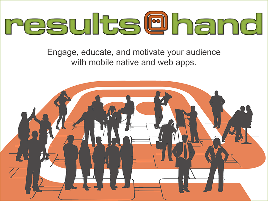 Horizontally aligned splash page example.